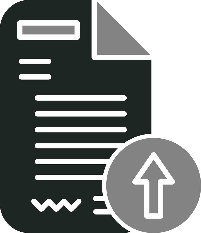 Upload File Vector Icon