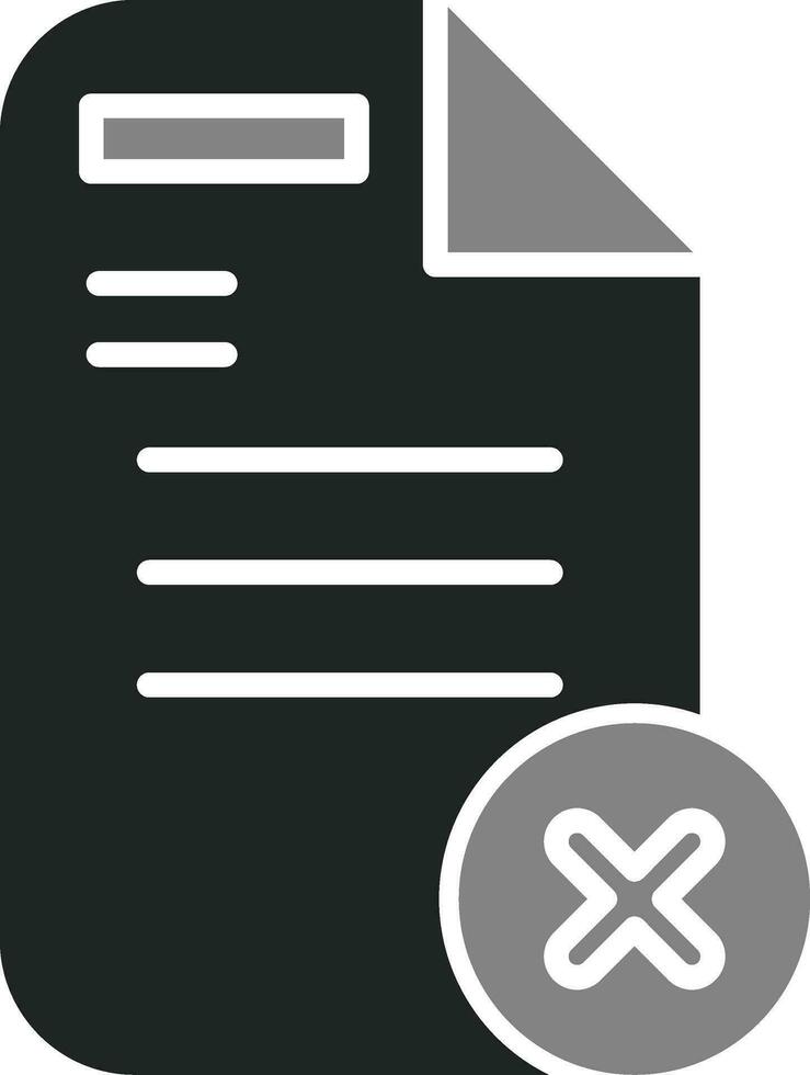 Delete Button Vector Icon
