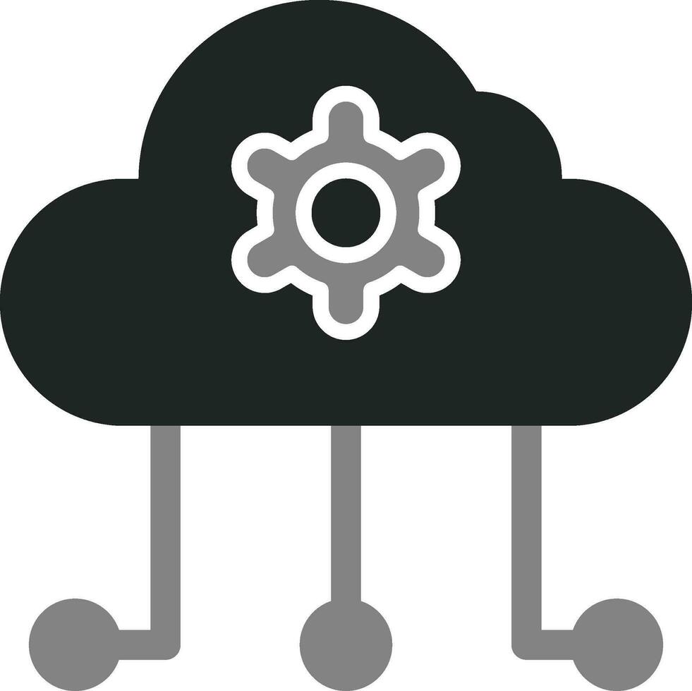 Cloud Computing Vector Icon