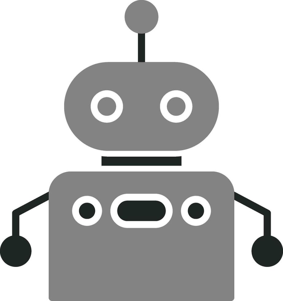 icono de vector de robot