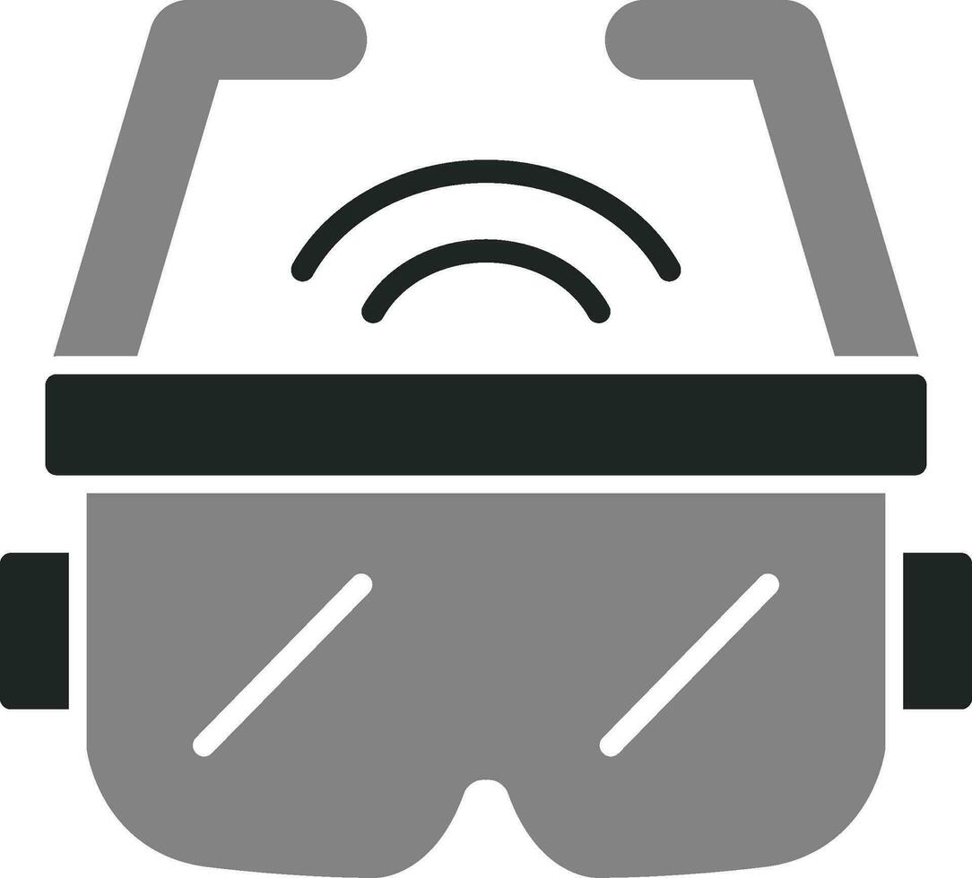 icono de vector de gafas ar