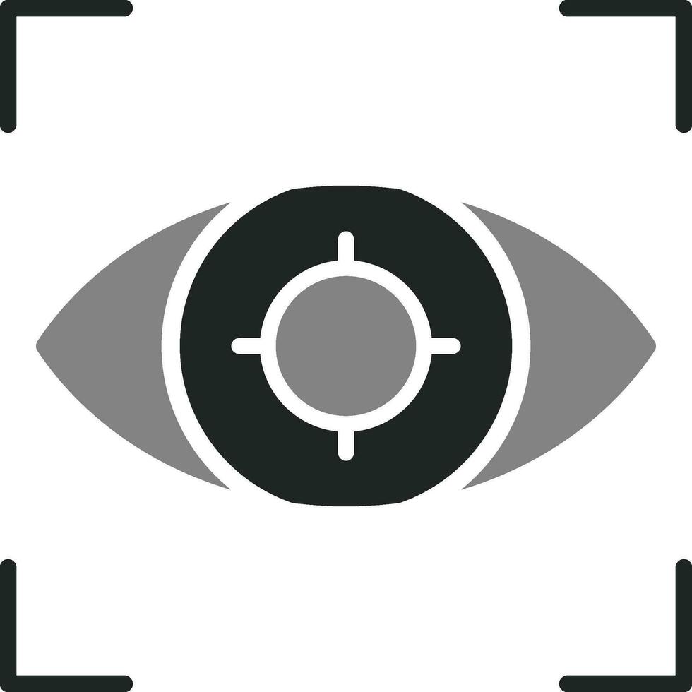 Eye Tracking Vector Icon