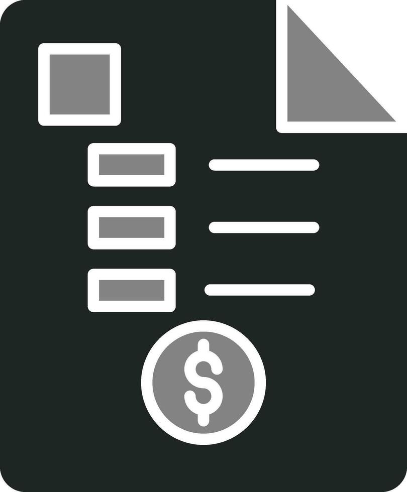 Receipt Vector Icon