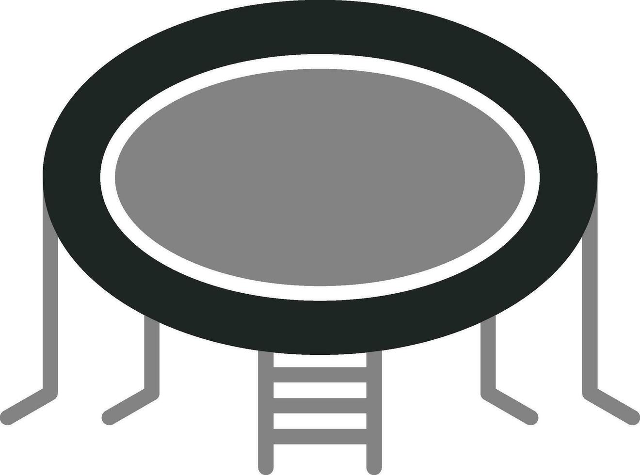 icono de vector de trampolín