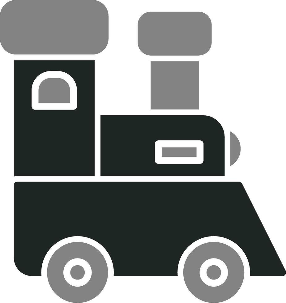 Toy Train Vector Icon