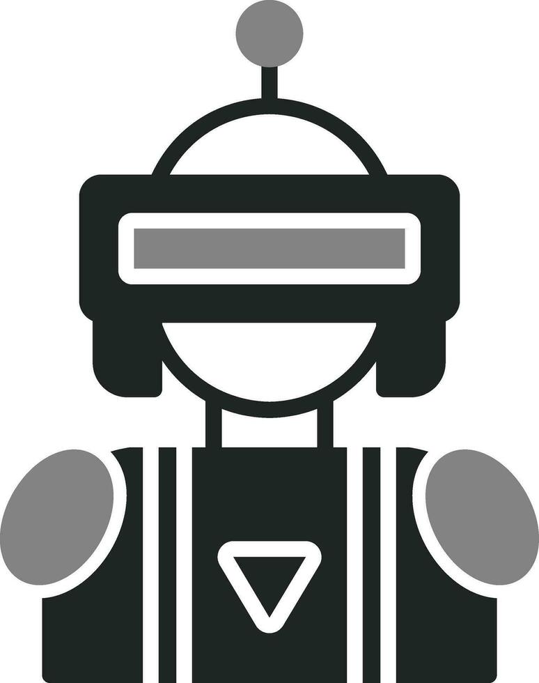 icono de vector de robot