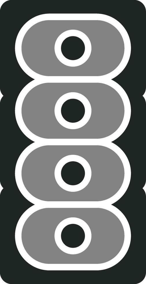 Colonial Diatom Vector Icon