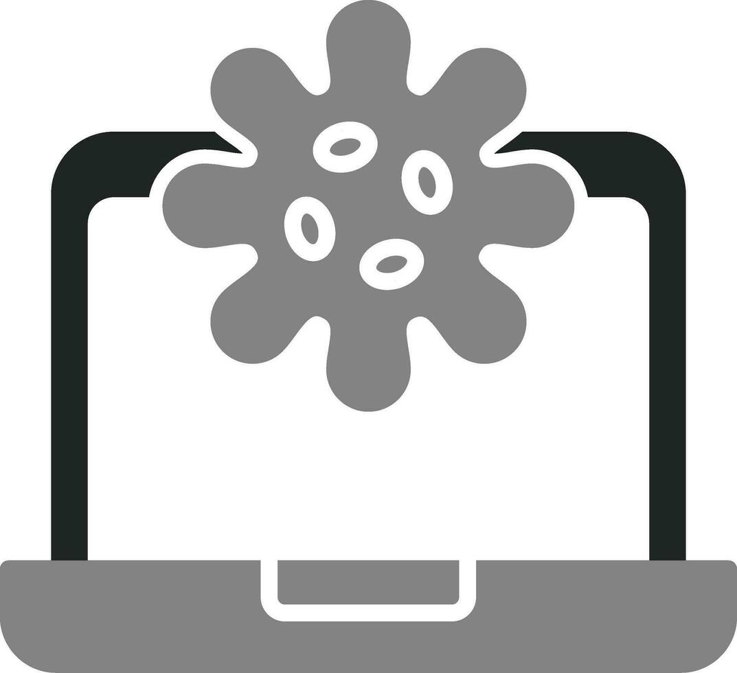 icono de vector de virus