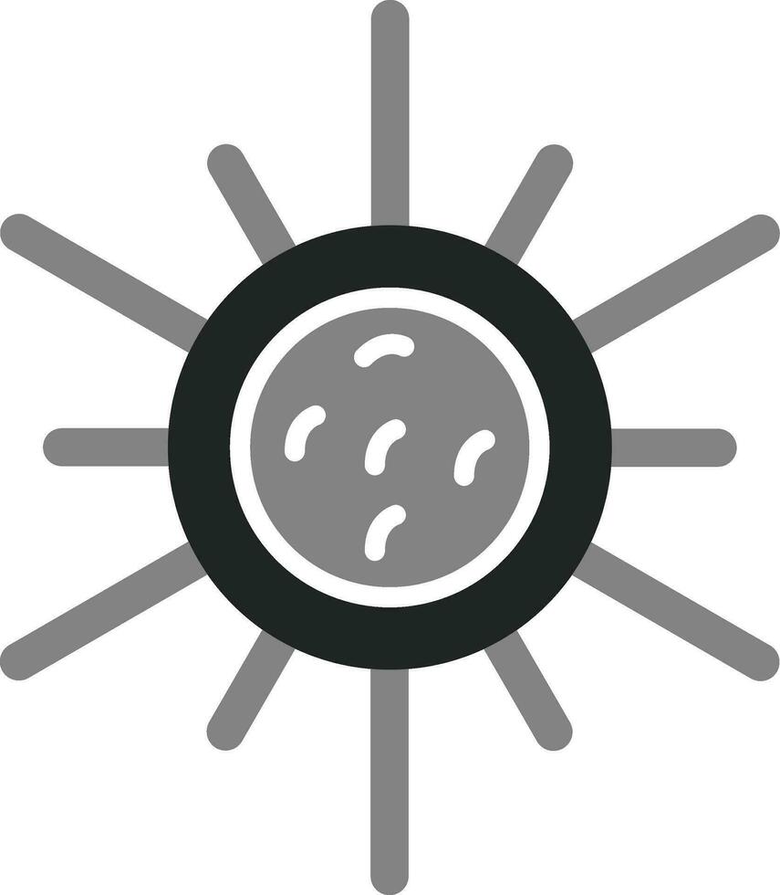 golenkinia radiata Vector Icon