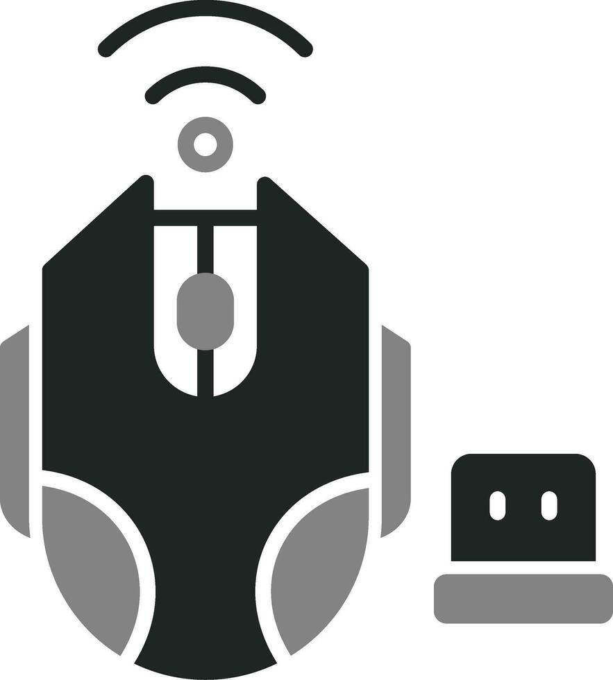 Wireless Mouse Vector Icon