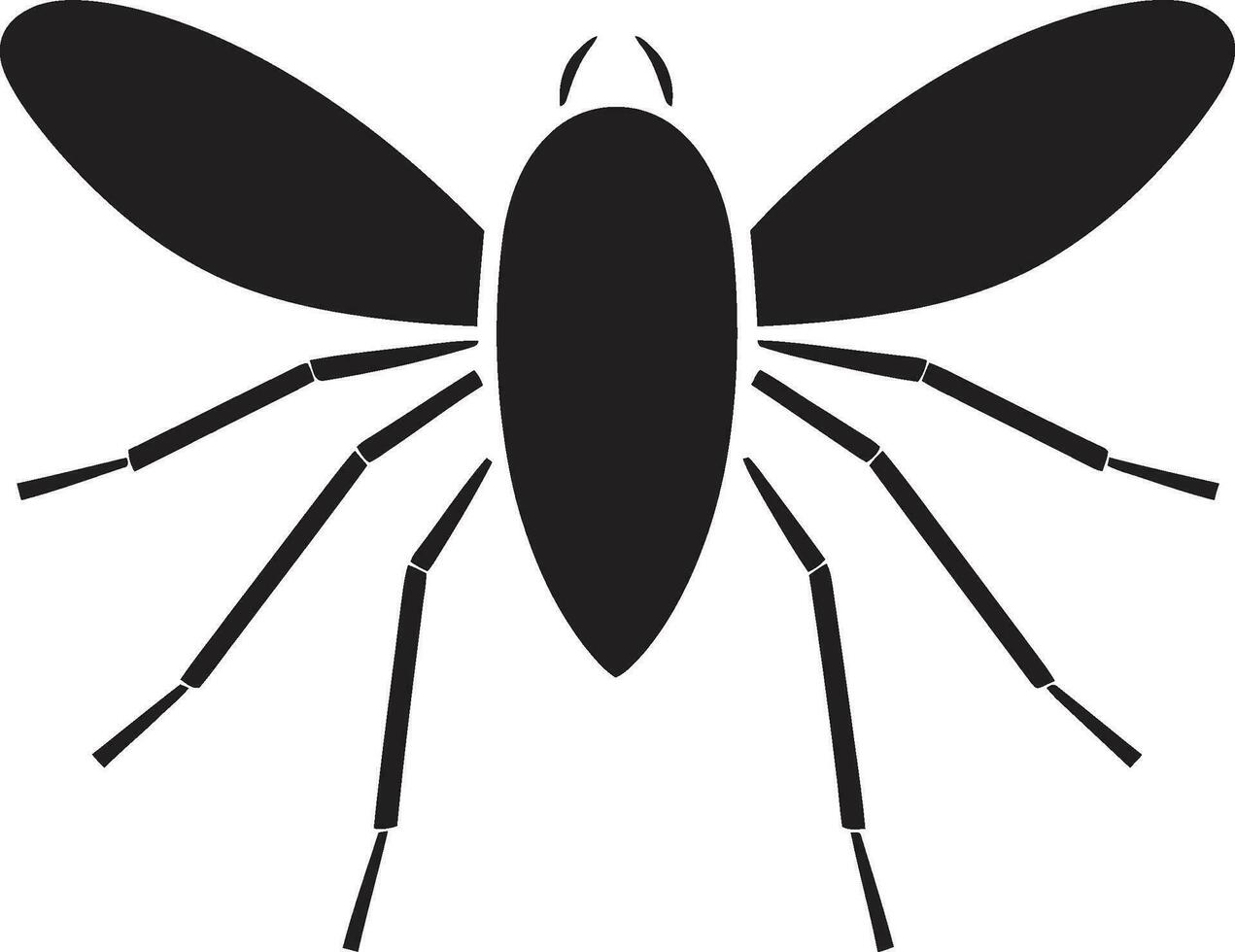 intrincado mosquito logo concepto resumen mosquito vector icono