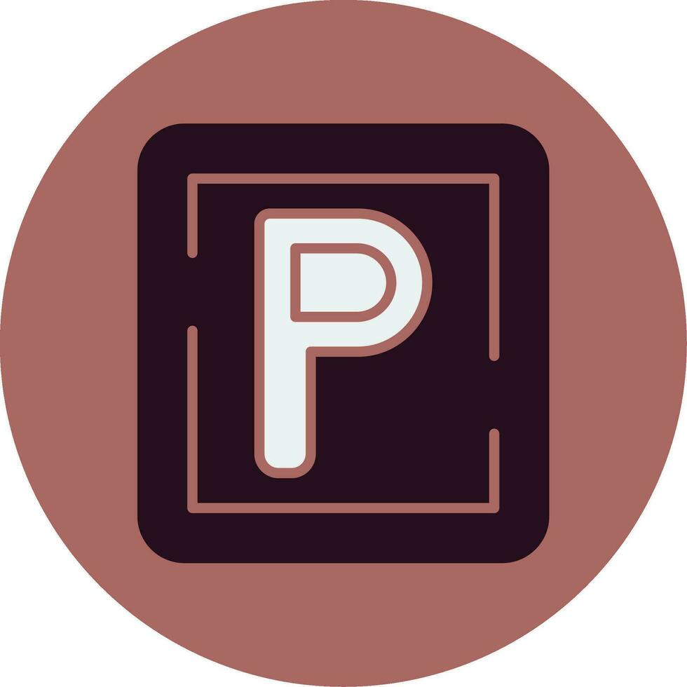 Parking Sign Vector Icon