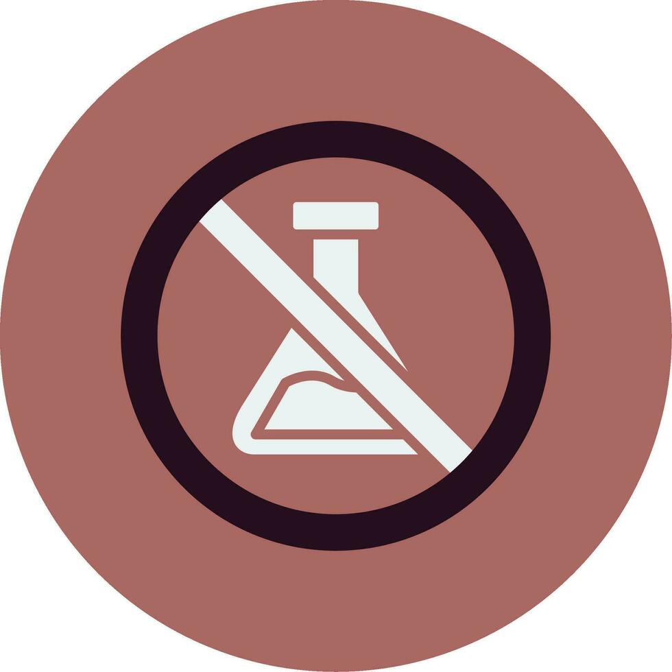 No Chemical Vector Icon