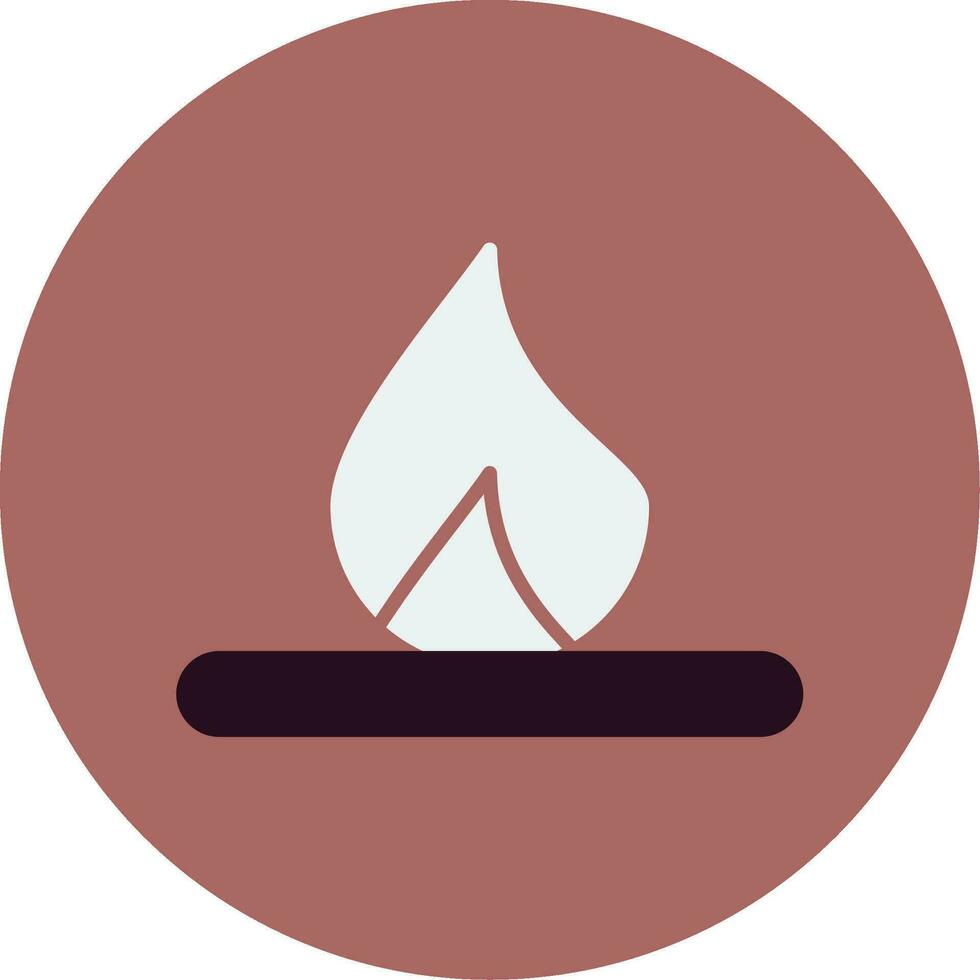 Burning Vector Icon