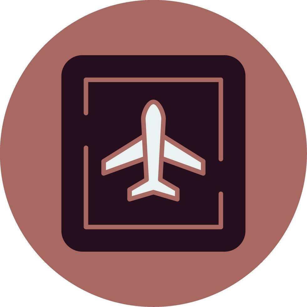 Airport Sign Vector Icon