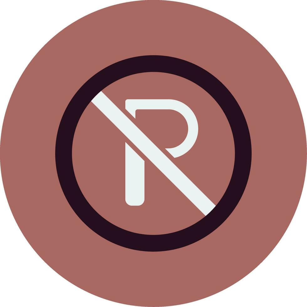 No Parking Vector Icon