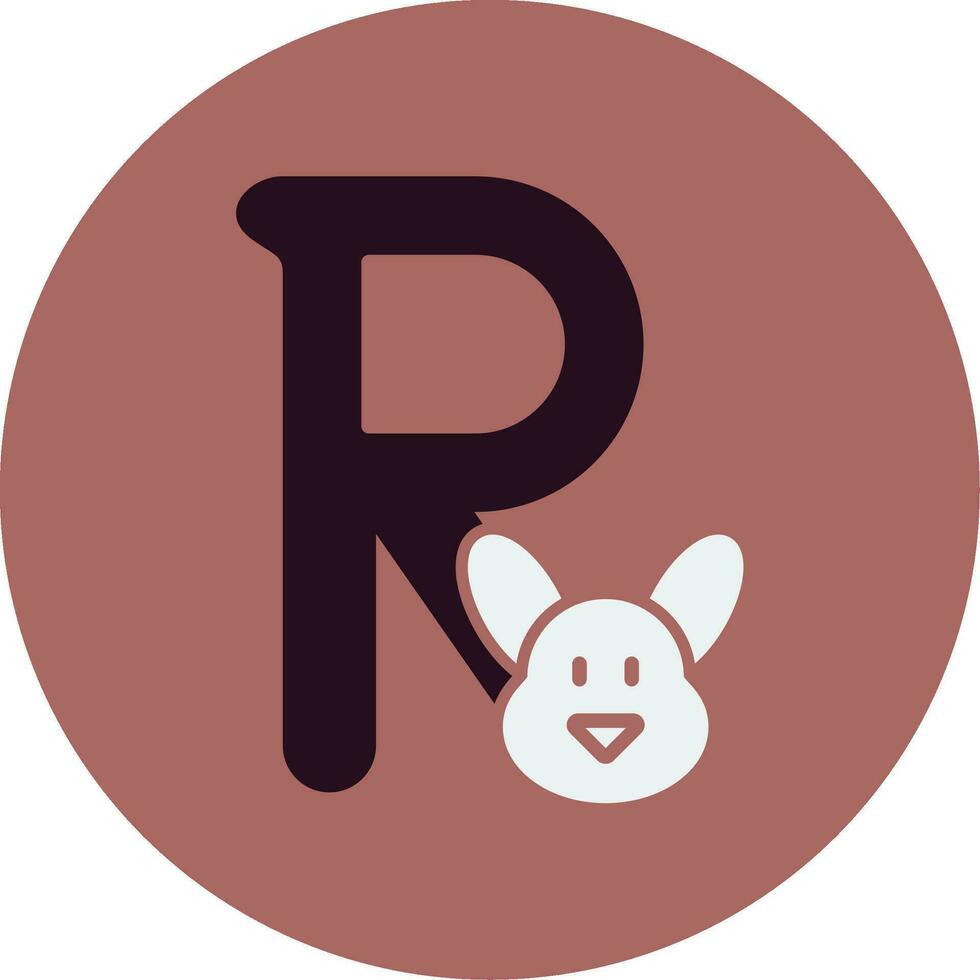 Capital R Vector Icon