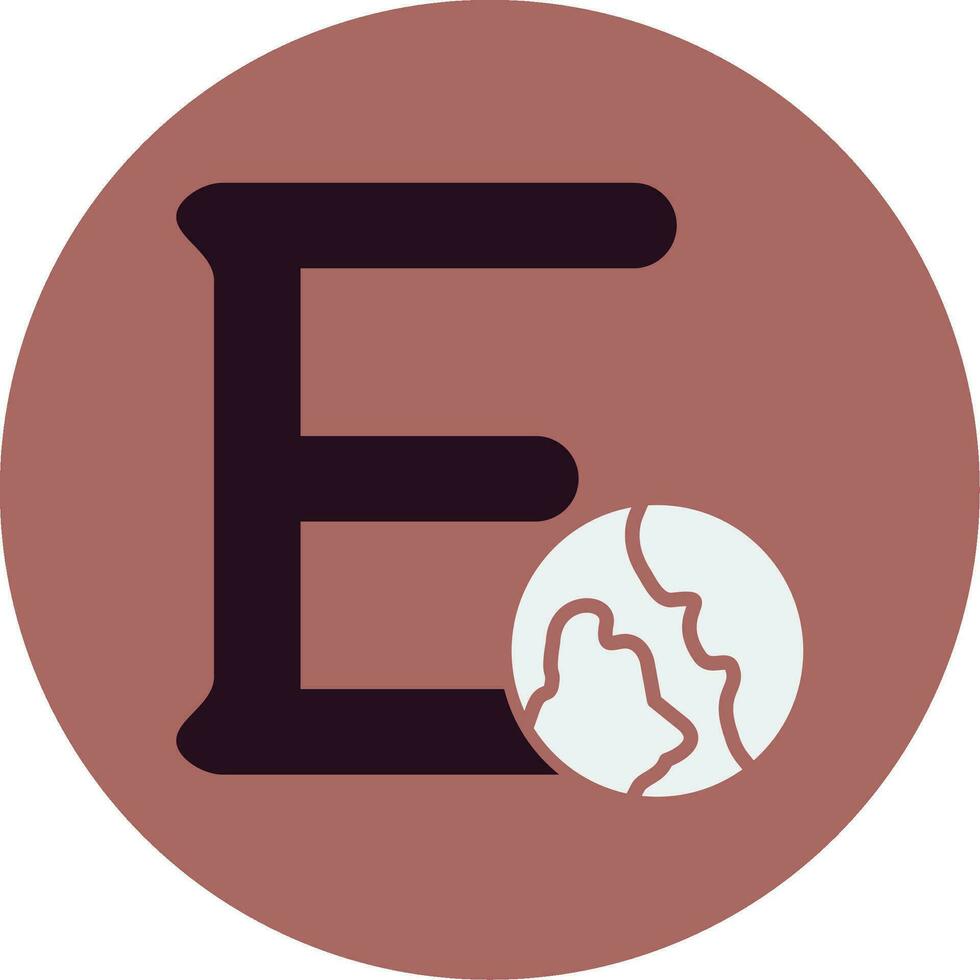 Capital E Vector Icon