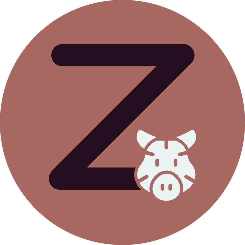 Capital Z Vector Icon
