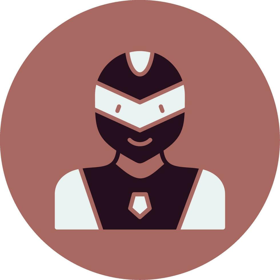 superhéroe vector icono