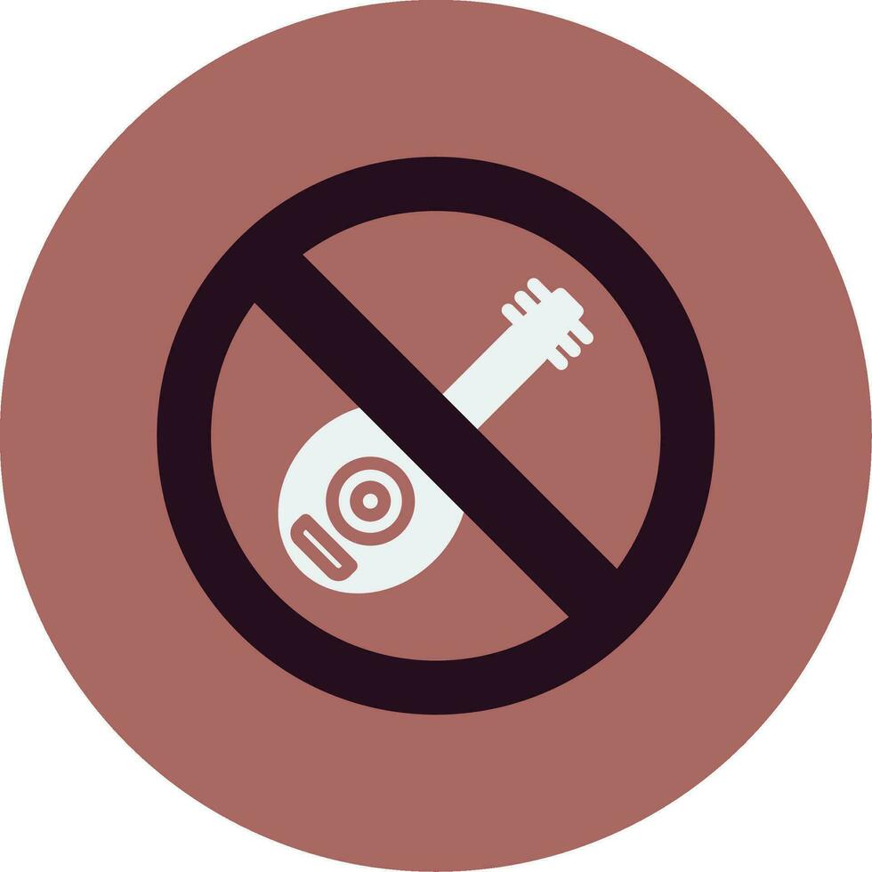 No Lute Vector Icon