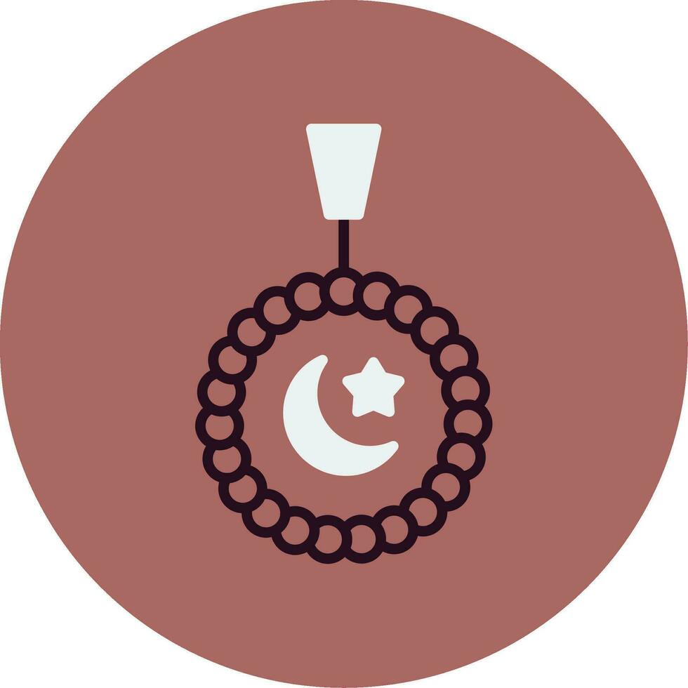 icono de vector de tasbih