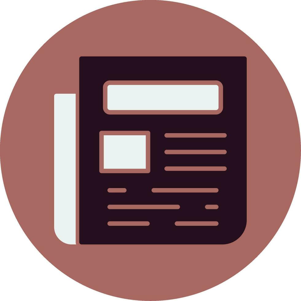 Newspaper Vector Icon