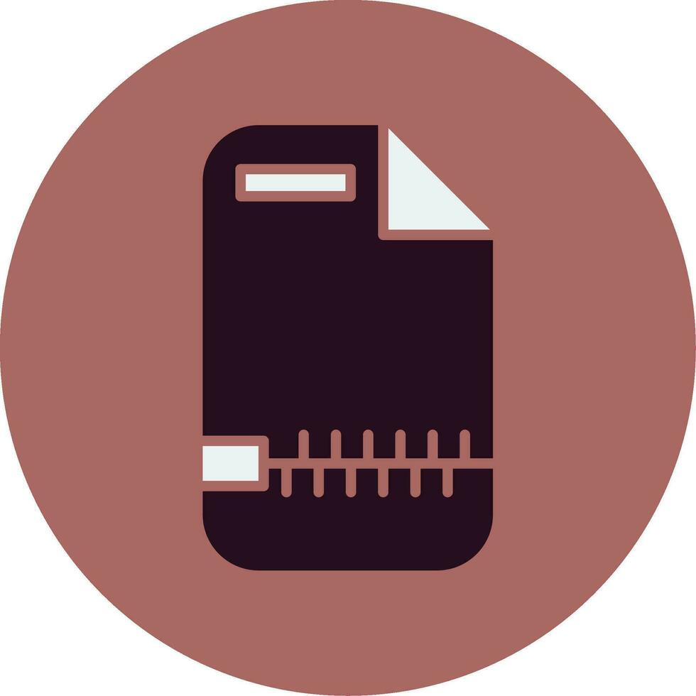 Zip File Vector Icon