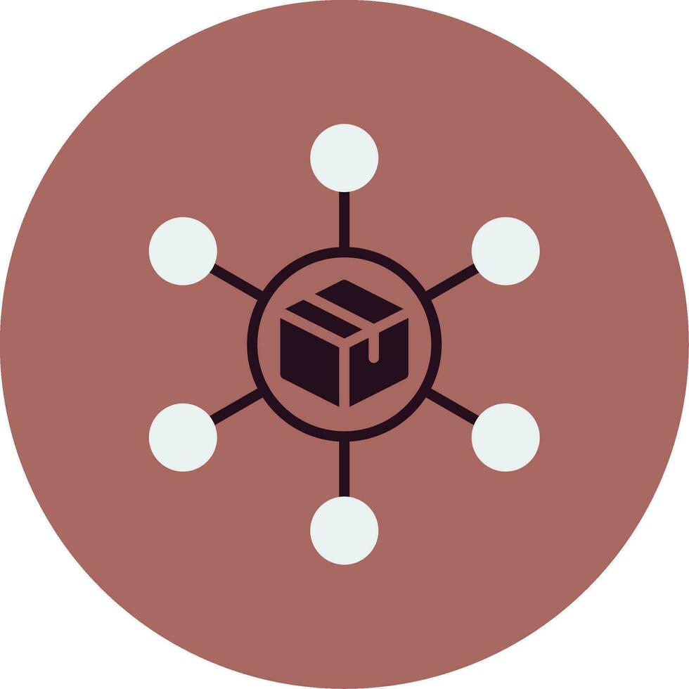 Distribution Center Vector Icon