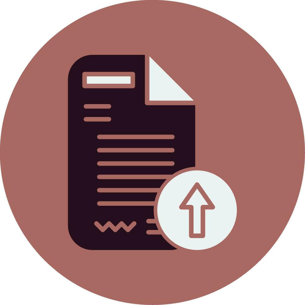 Upload File Vector Icon