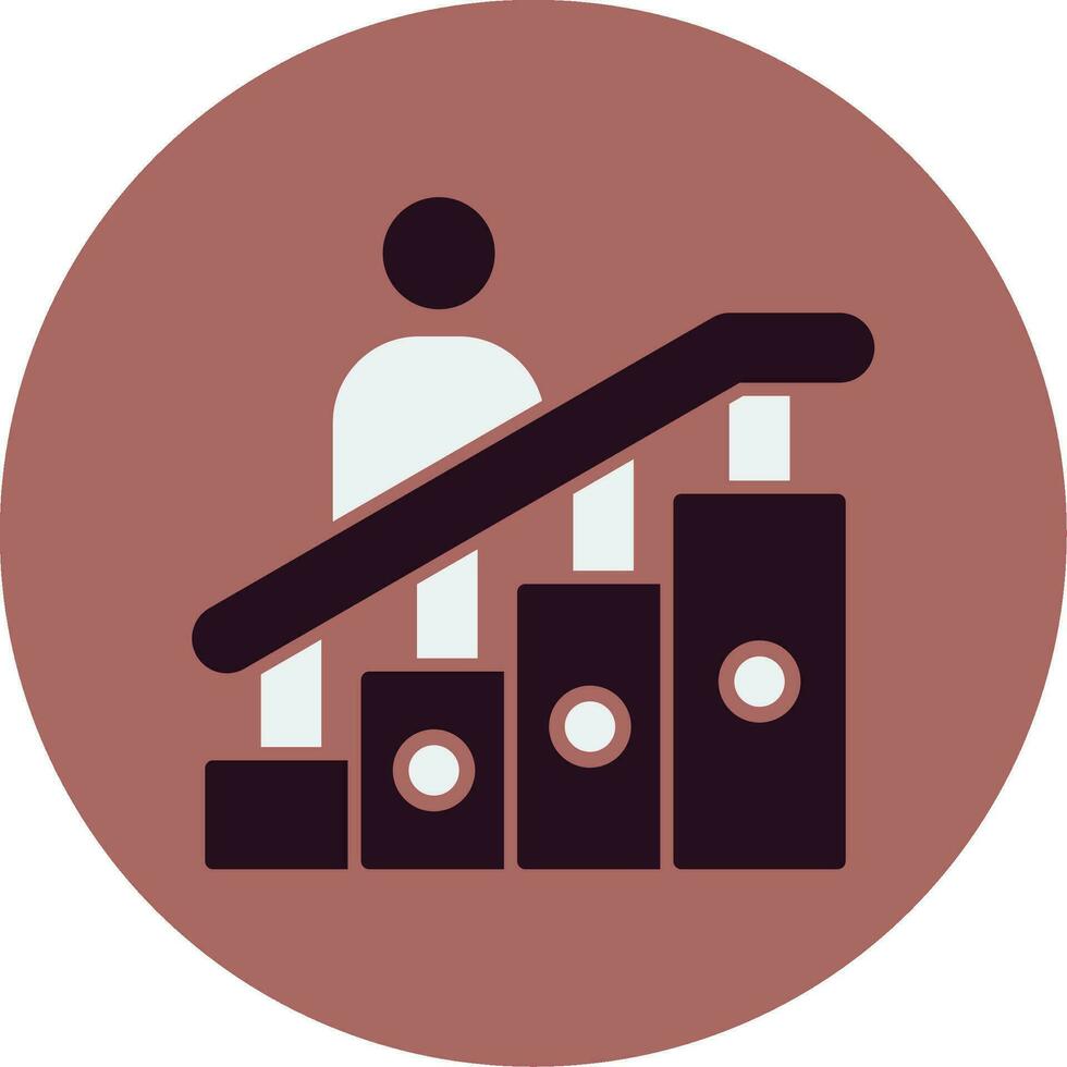 Escalator Vector Icon