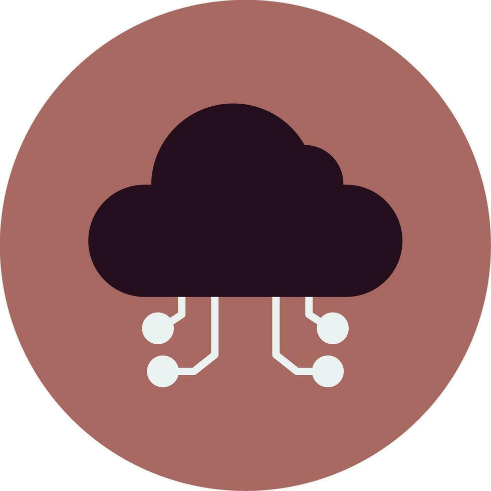 Cloud Computing Vector Icon
