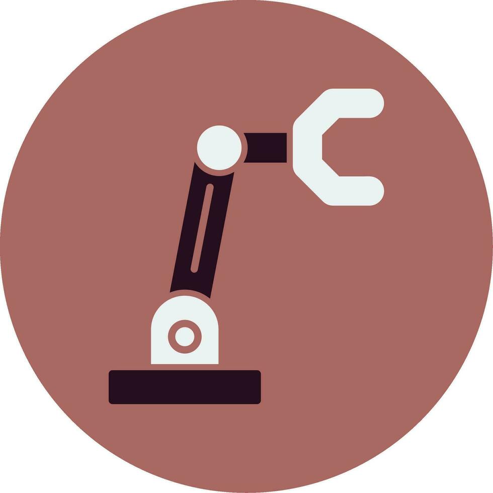 Robotic Arm Vector Icon