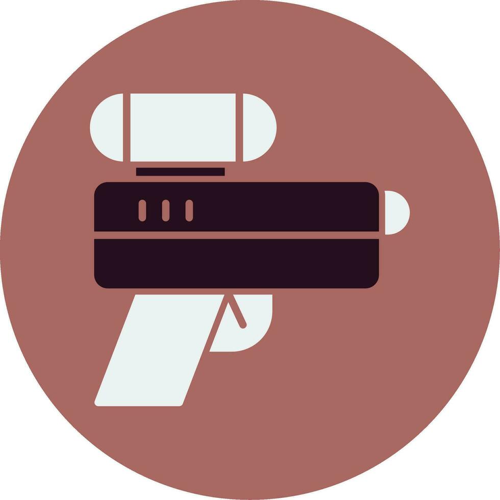 icono de vector de pistola láser