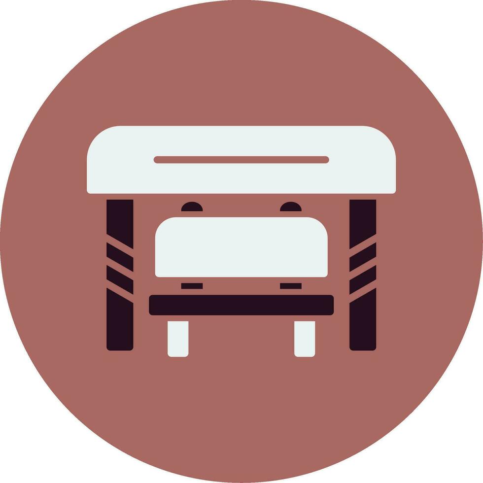 Bus Stop Vector Icon
