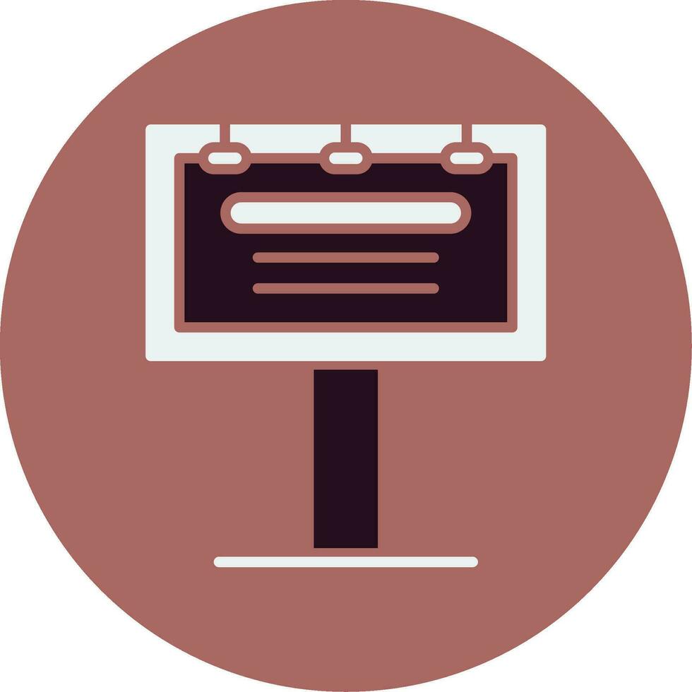 Billboard Vector Icon