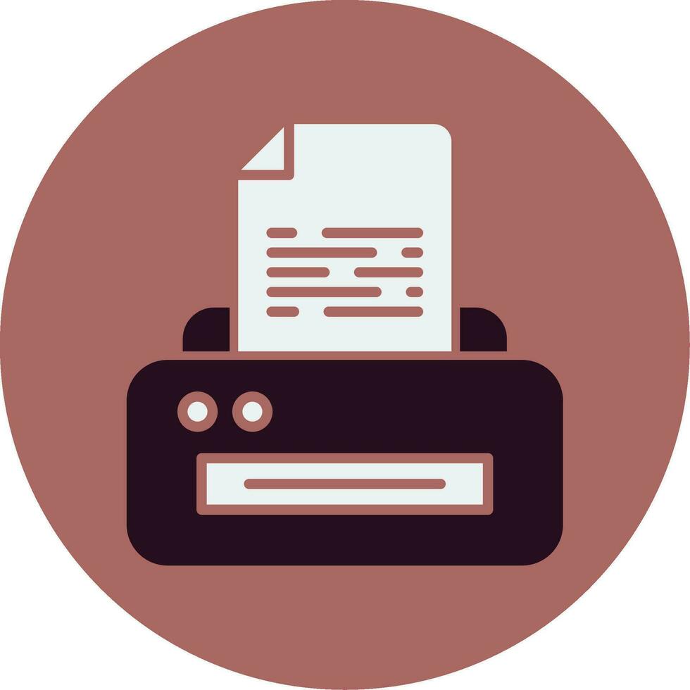 icono de vector de impresora