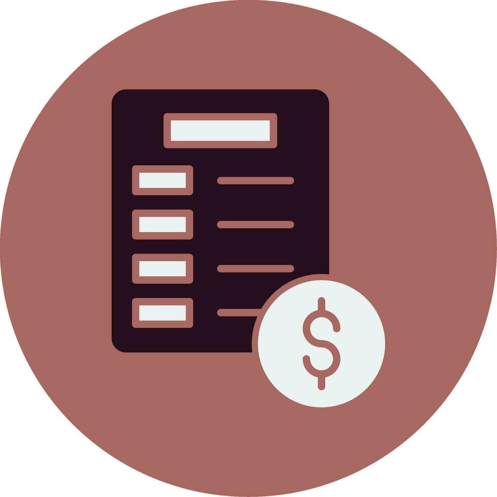 Invoice Vector Icon