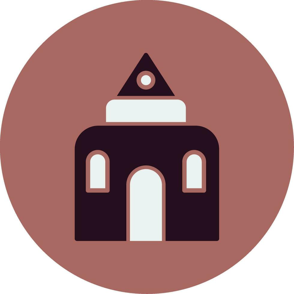 Sand Castle Vector Icon