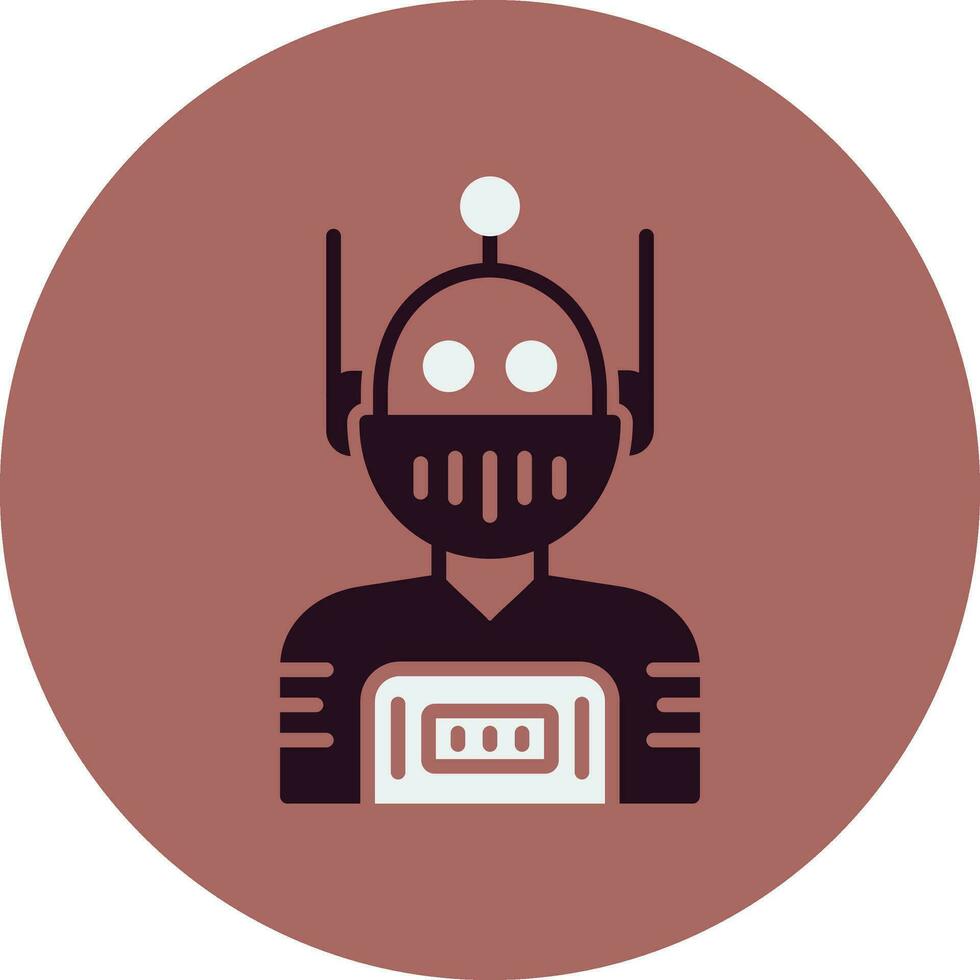 icono de vector de robot