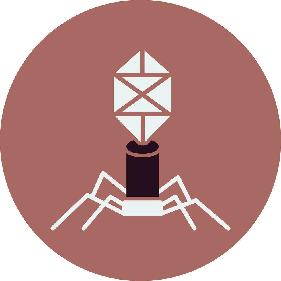 bacteriophage Vector Icon