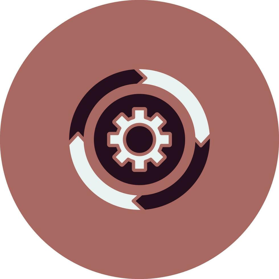 icono de vector de gráfico circular