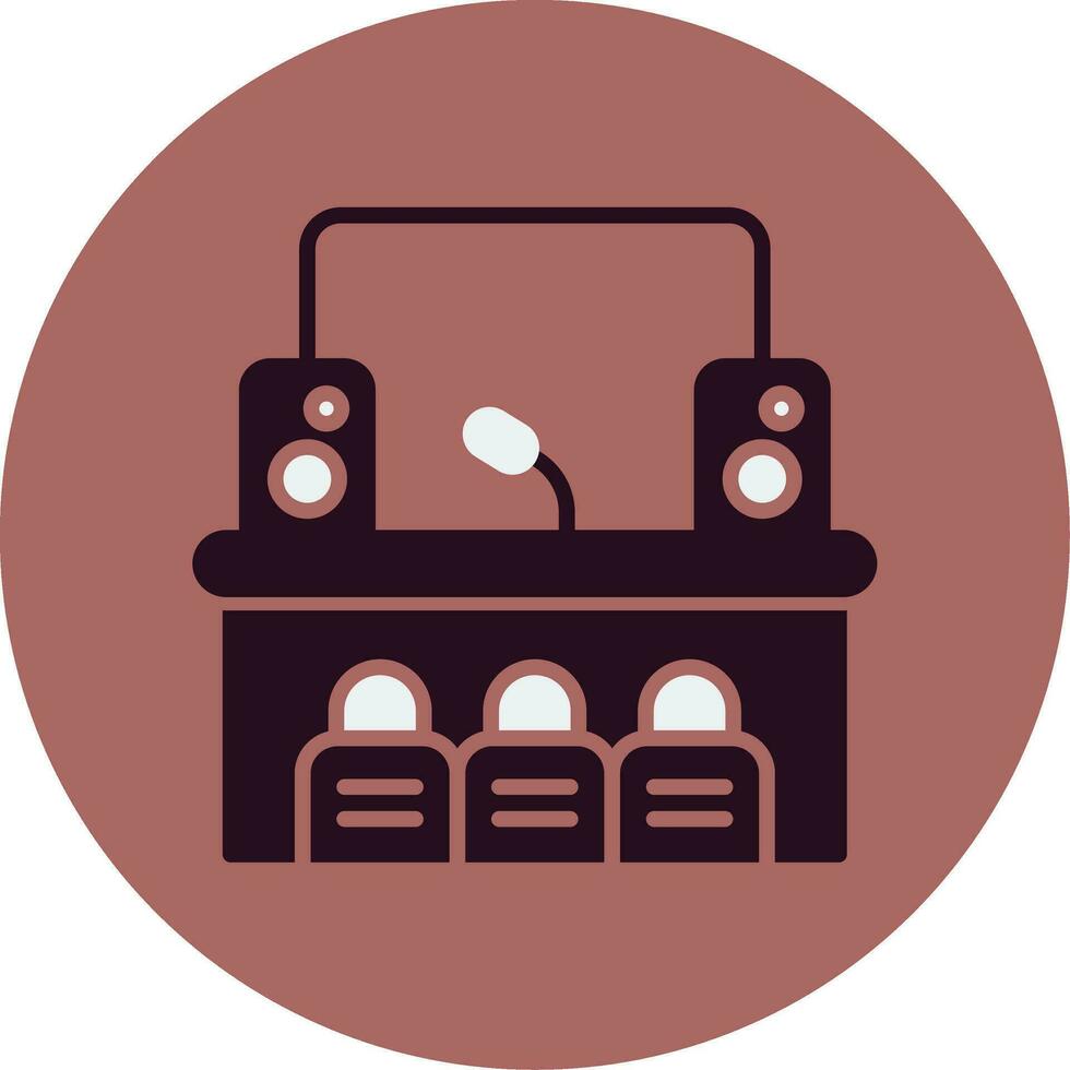 Stage Vector Icon