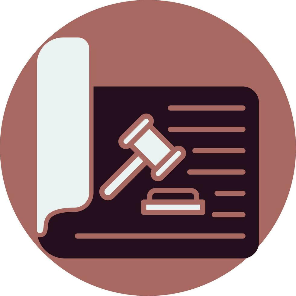 Gavel Vector Icon