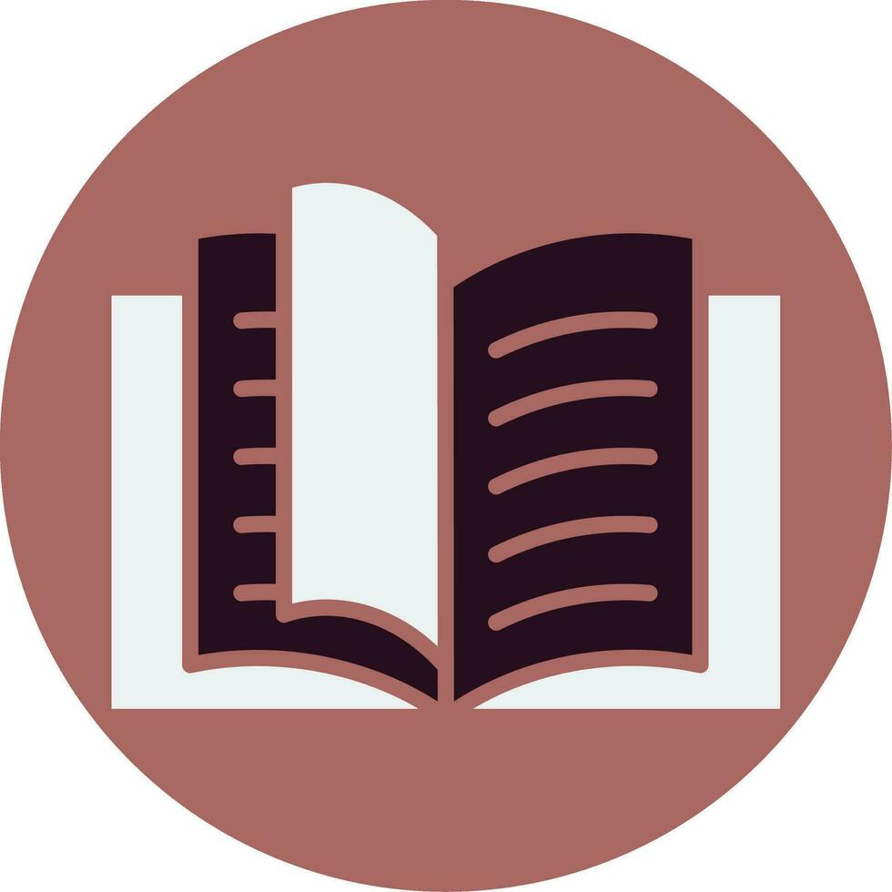 icono de vector de libro