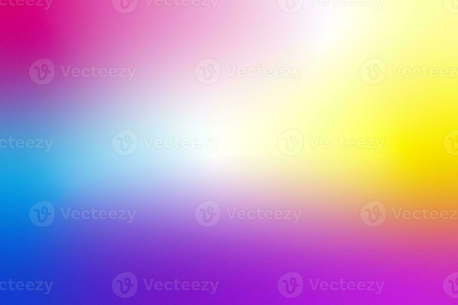 Pop Y2K multicolored blurred gradient vibrant background. Yellow and purple aesthetic noisy colorful background photo