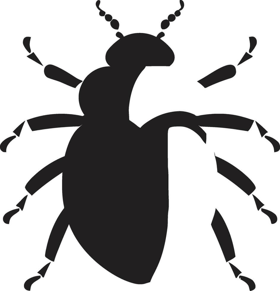 Beetle Crown Design Majestic Bug Mark vector