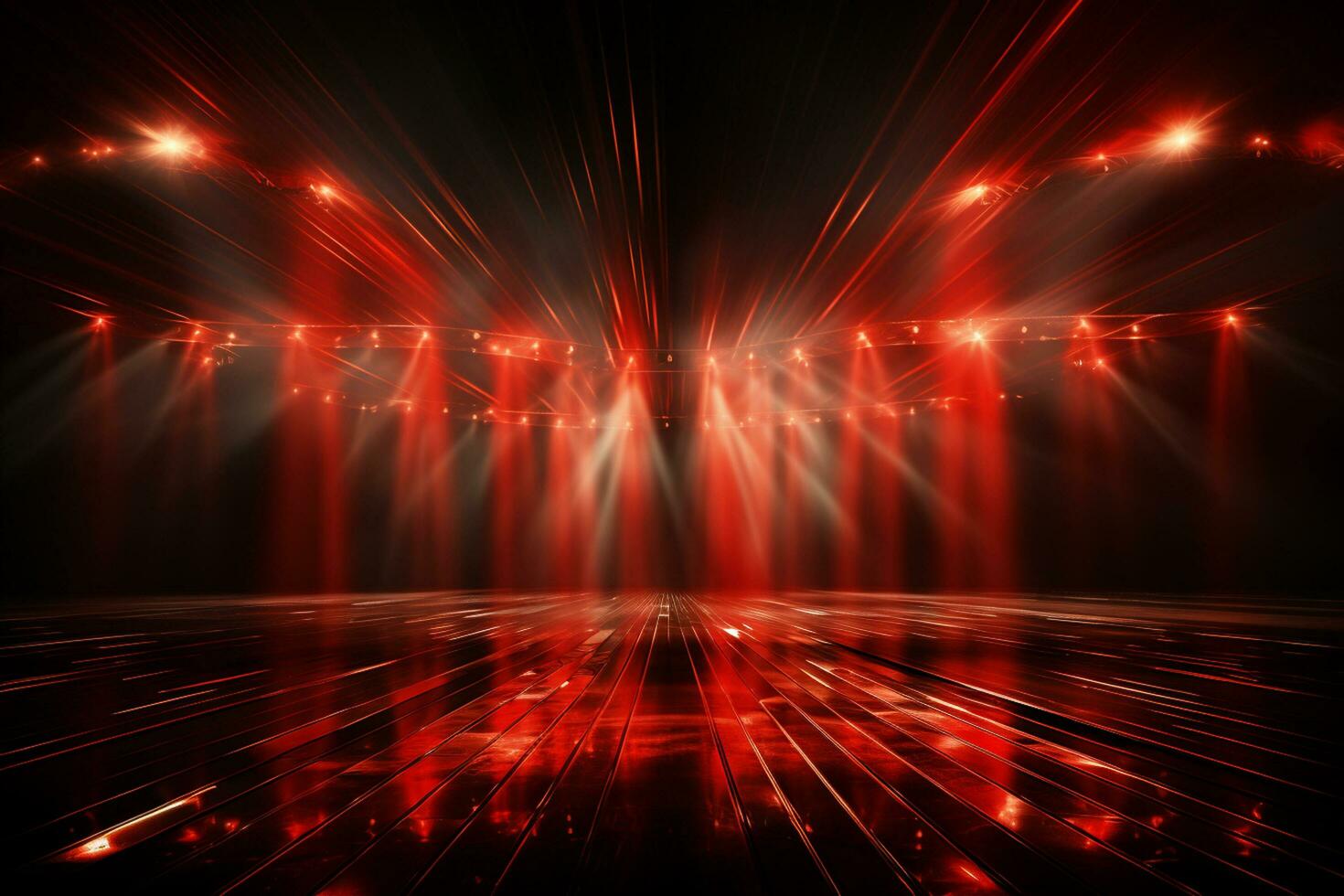 Ai Generaitve Backdrop With Illumination Of Red Spotlights For Flyers realistic image ultra hd high design photo