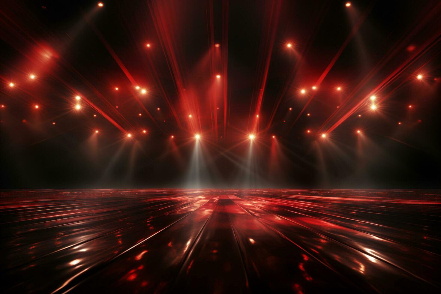 Ai Generaitve Backdrop With Illumination Of Red Spotlights For Flyers realistic image ultra hd high design photo