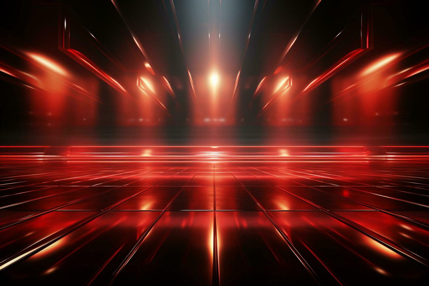 Ai Generaitve Backdrop With Illumination Of Red Spotlights For Flyers realistic image ultra hd high design photo